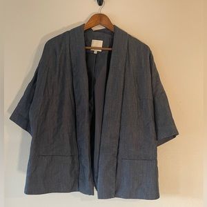 Sejour short sleeve blazer 1x